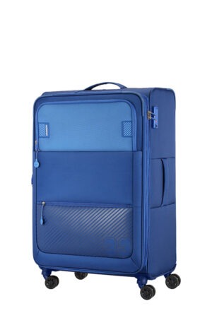 Majoris Spinner Soft Luggage Trolly Bag 70 cm - Blue