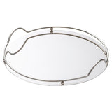 Color Tray Round 32 Cm-Silver