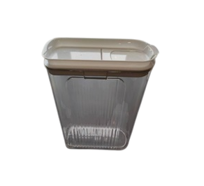 Container W/Lid 12*22Cm-Grey