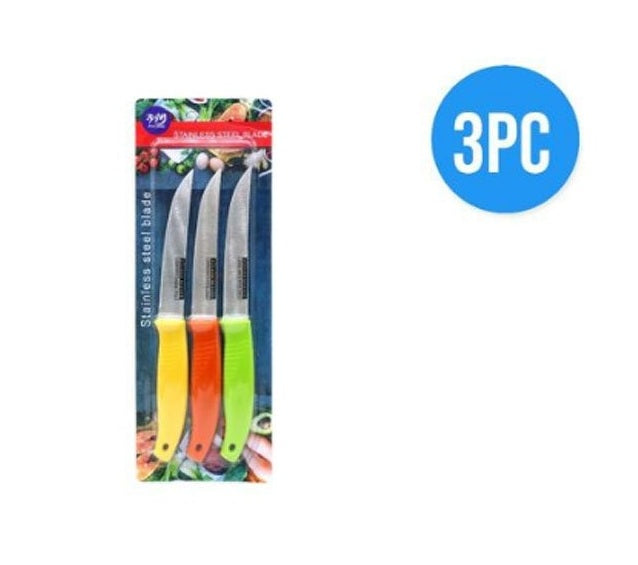 Stainless Fruit Knife P1-1 3Pc
 - Multicolor