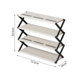 Fold. Shoes Stand 75Cm-White