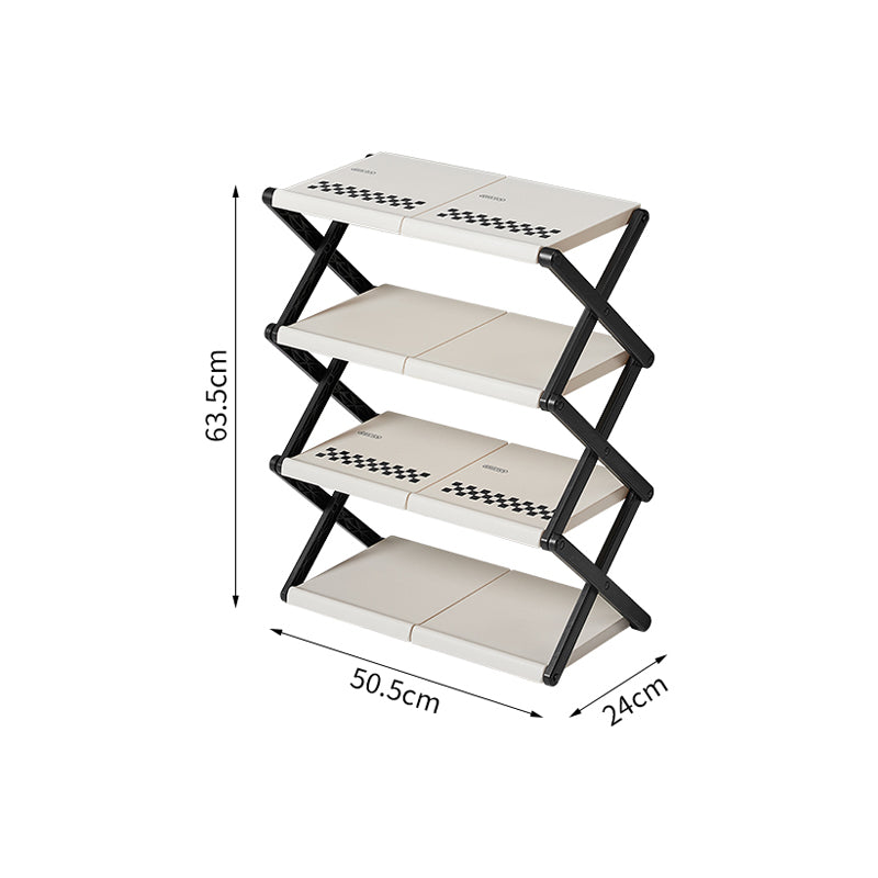 Fold. Shoes Stand 50Cm-Silver