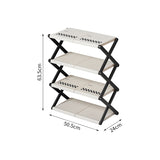 Fold. Shoes Stand 50Cm-Silver