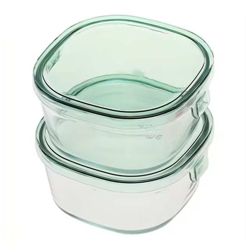 Iwaki  Microwave Food Containers Box Fresh 2Pc 200Ml

-Clear-Green