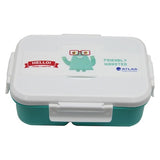 Lunch Box Multicolour 22x15x8 cm - White & Green