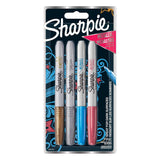 4-Piece Metallic Permanent Marker Set