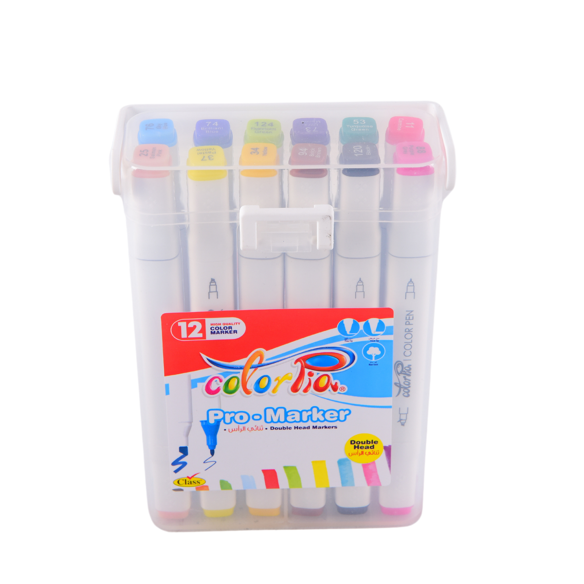 12pcs Double head pro marker