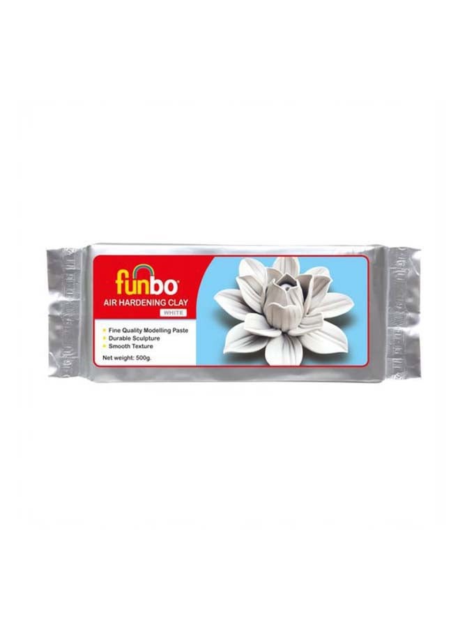 Air Hardening Clay 500 G - White