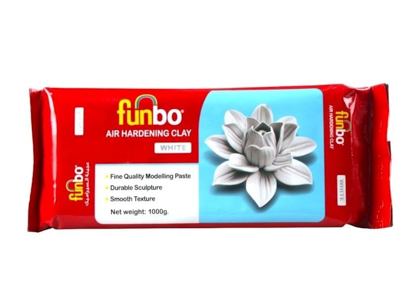 Air Hardening Clay 1000 G - White