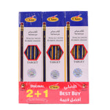 عرض خاص أقلام رصاص سداسي 2+1 مع مساحه مطاط