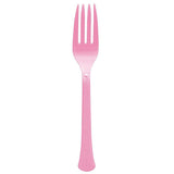 Plastic Forks - Light Pink