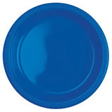 10"Plastic Plate Royal Blue