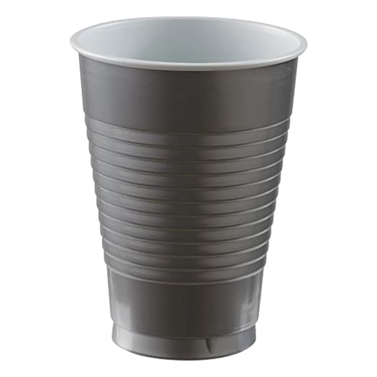 Plastic cups 18OZ 20PCS silver