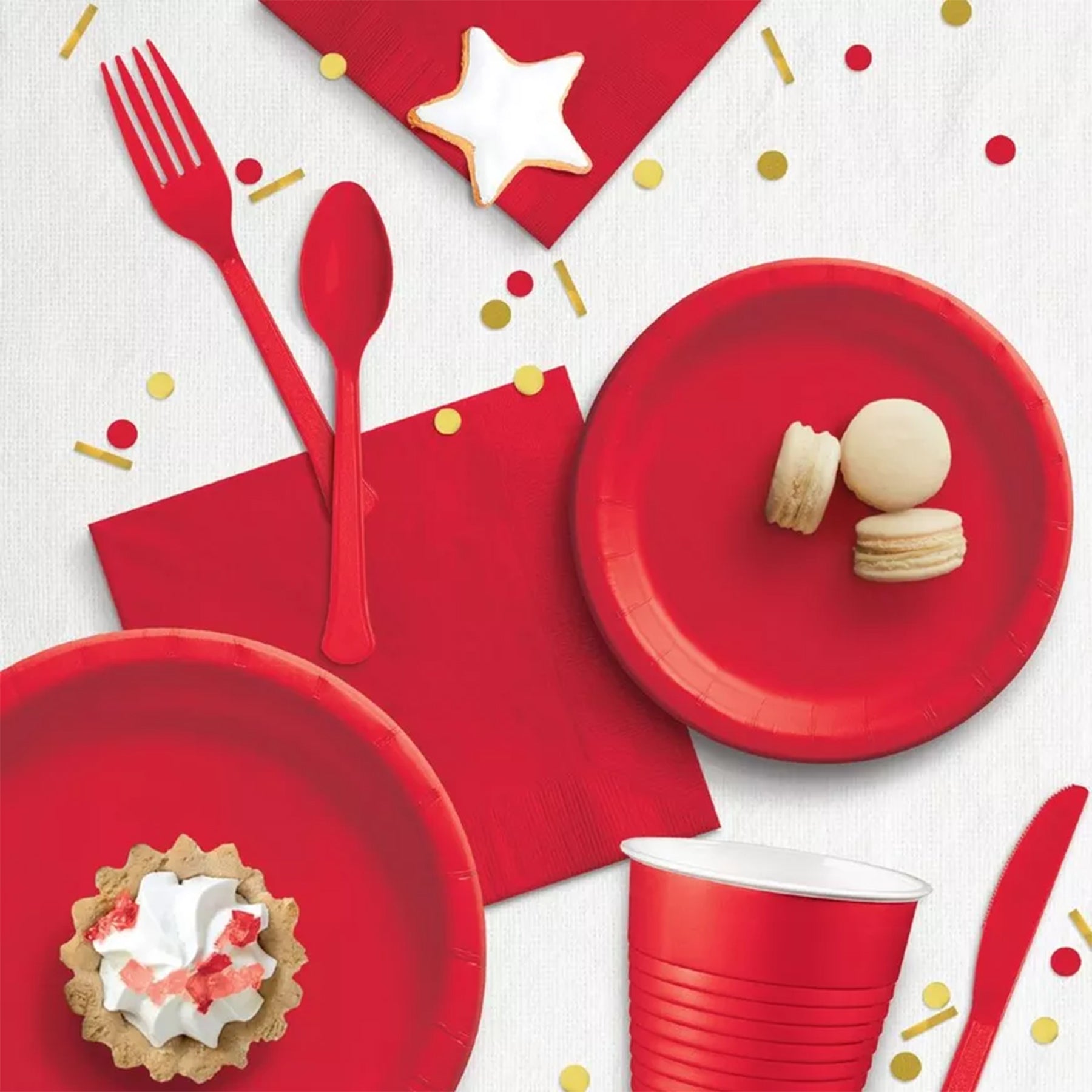 TABLEWARE KIT(20GUESTS) RED