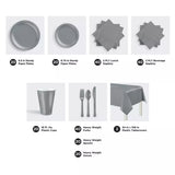 Tableware Kit 20 guests - Silver