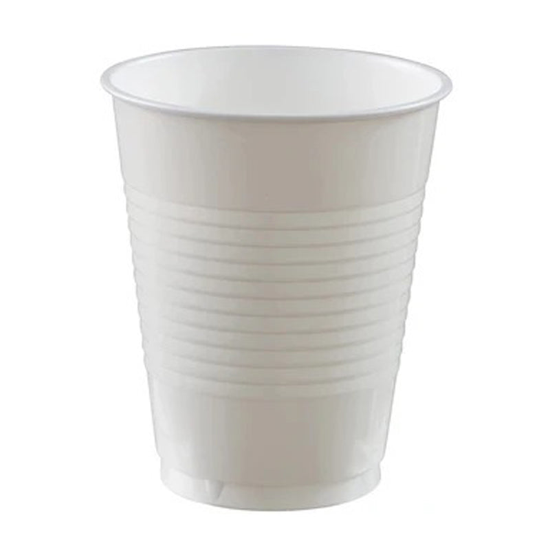 Amscan Plastic Cups 18Oz 20Pcs - White