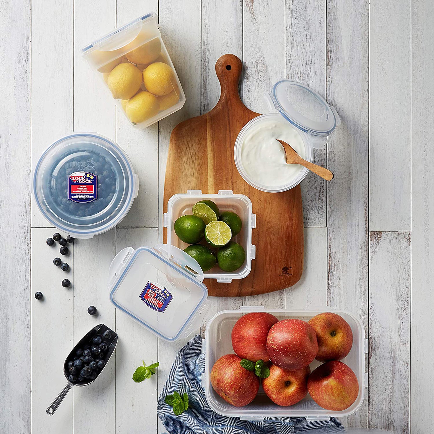 Rectangle Food Canister - Clear