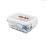Square oven container with lid