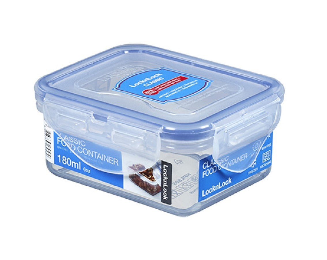 Rectangle Food Canister - Clear