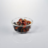 Round oven container with lid