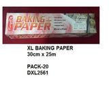 Excell Extra Strong Xl Non-Stick Baking Paper Roll 30Cm X 25M-White