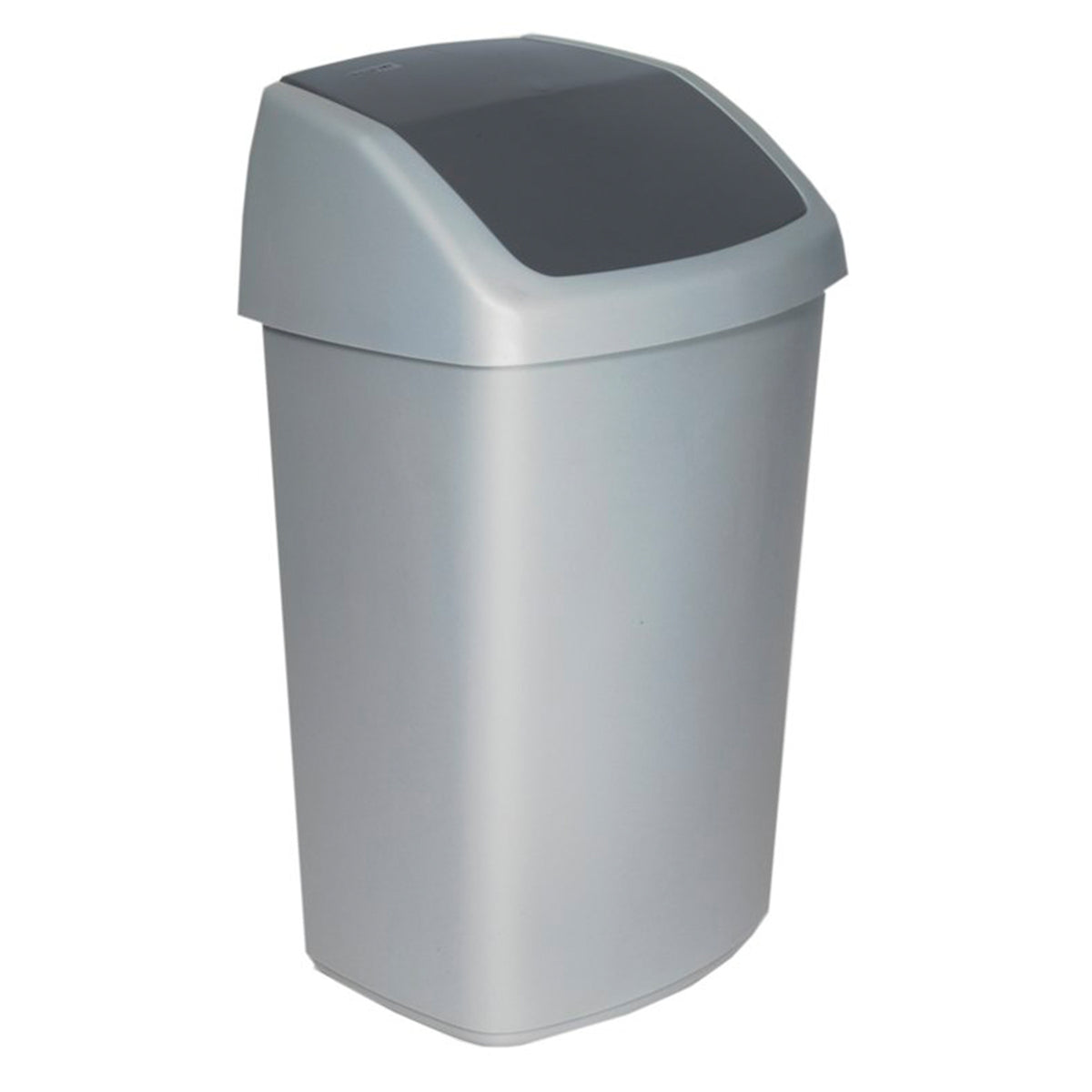 Plastic Waste Basket, Grey
