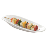 Oval platter - white