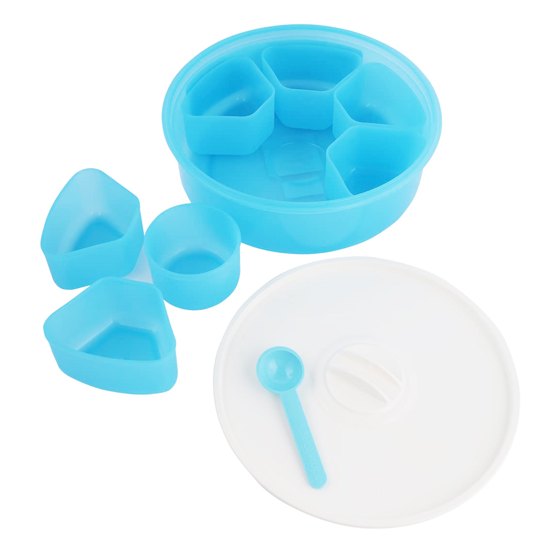 Round Food Container - Blue