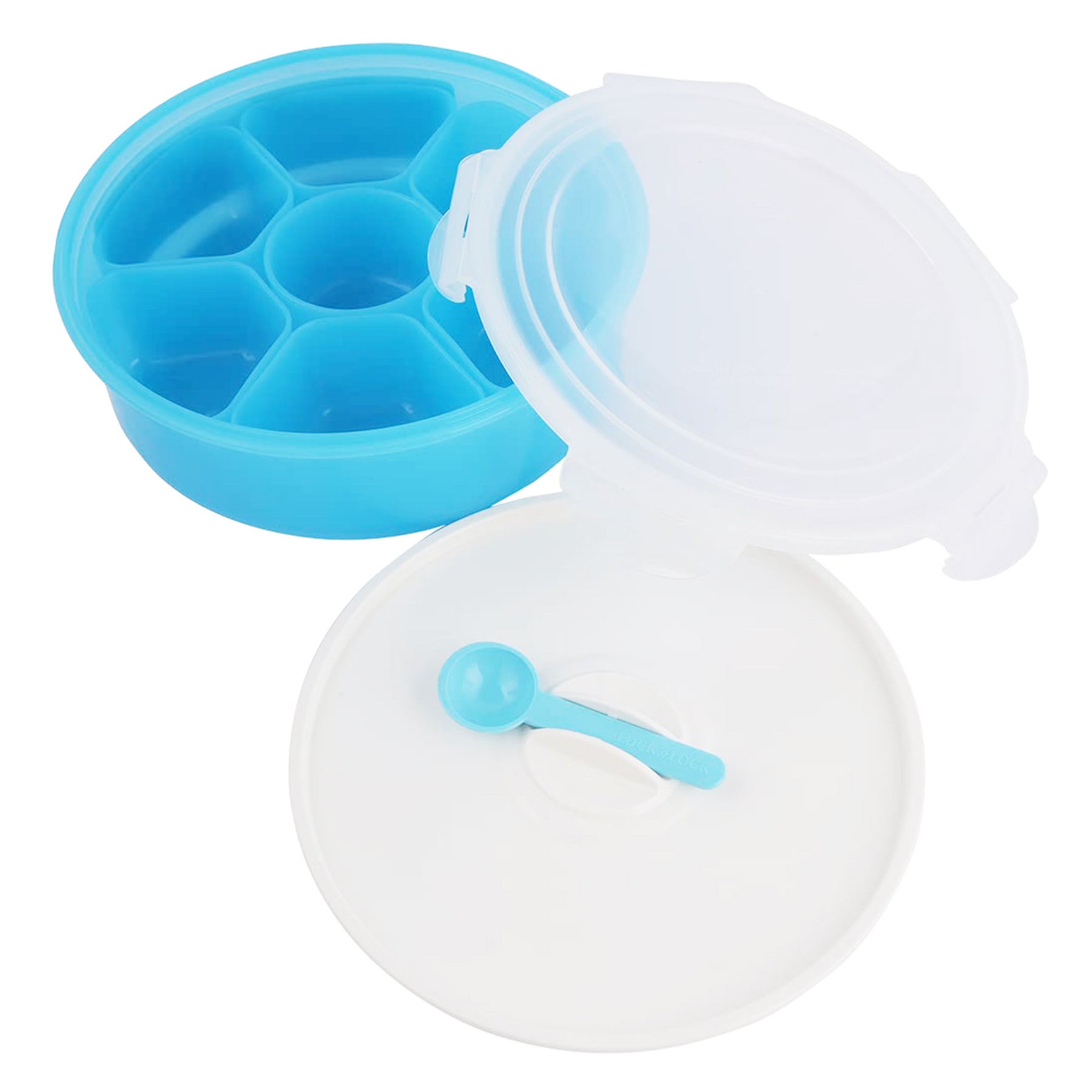 Round Food Container - Blue