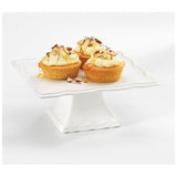 Symphony Square Cakestand 20Cm-White