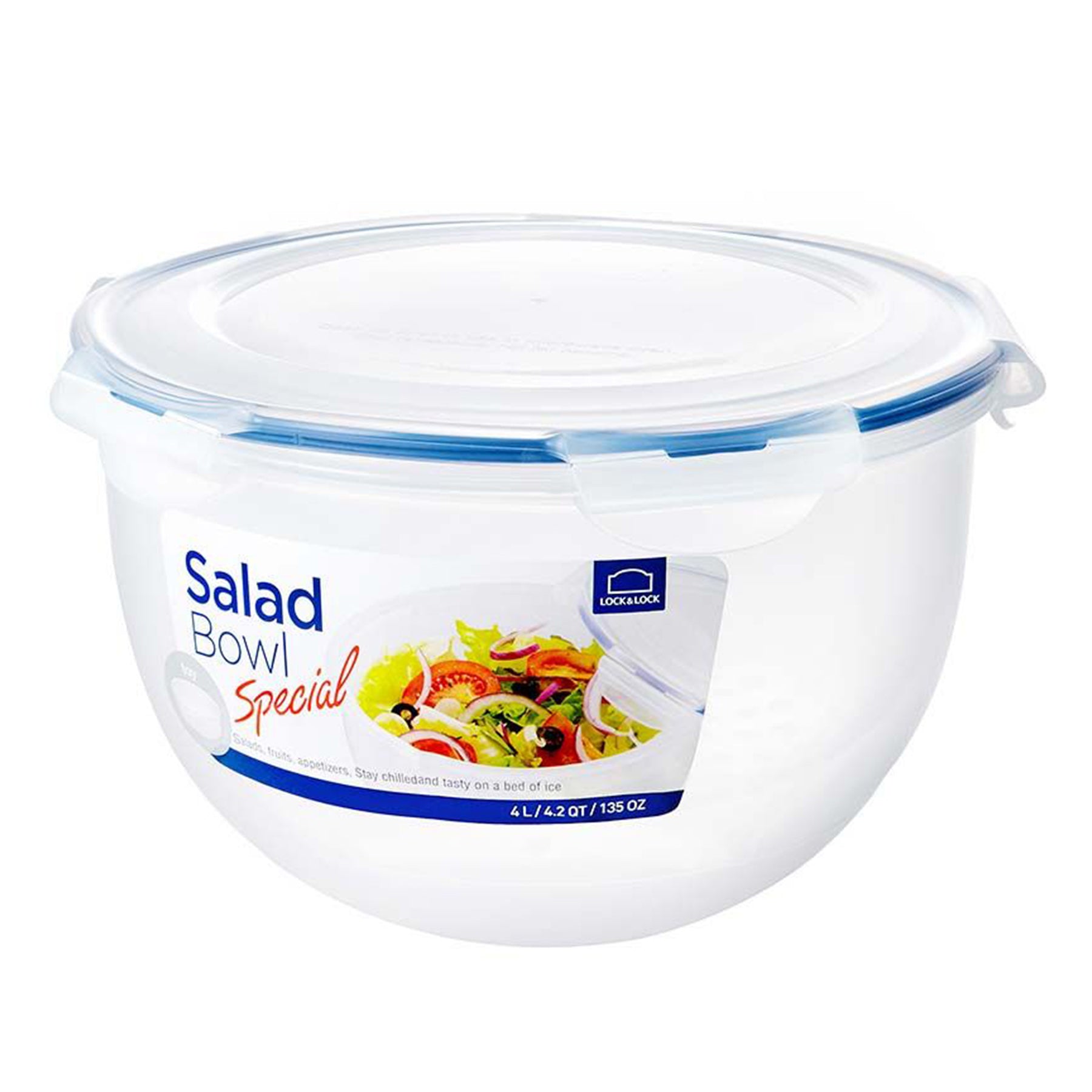 Round Salad Bowl - Clear