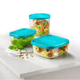 Round Food Canister , Clear