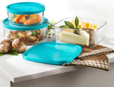 Square Food Canister , Clear