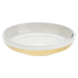Adorn Serving Bowl - White and gold
