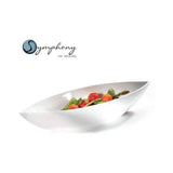 Symphony 4064 Oval Bowl 44X16Cm - White
