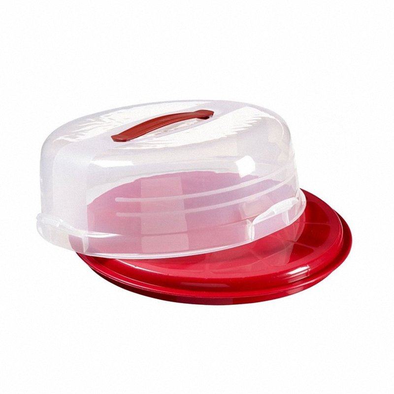 Round Cake Box - Red