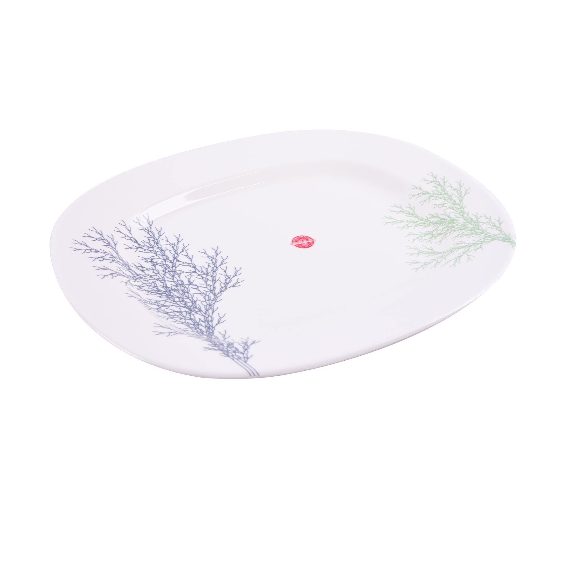 Ornamented Oval Plate