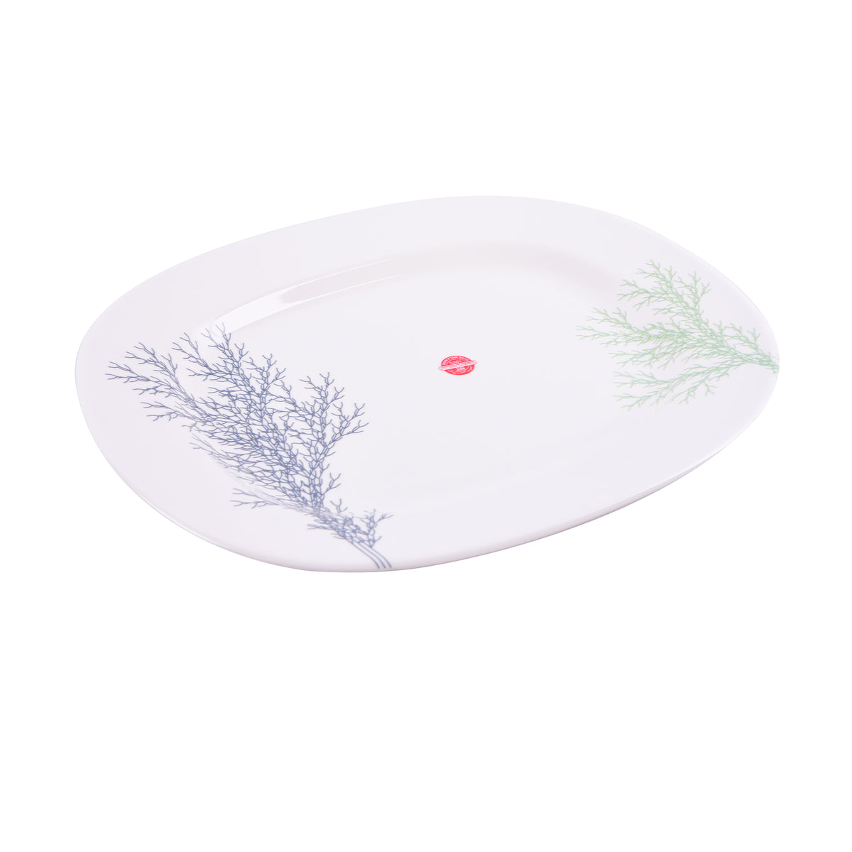 Ornamented Oval Plate