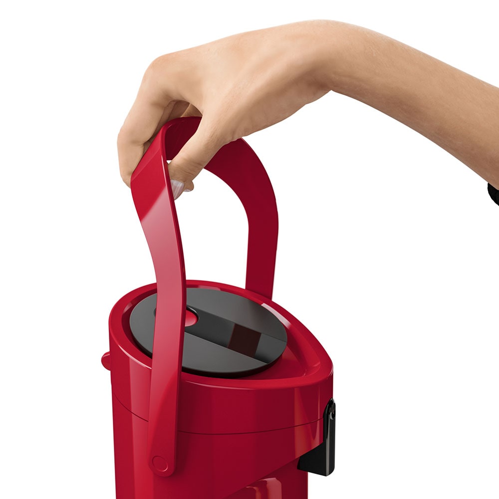 Ponza Pump Flask , Red Color