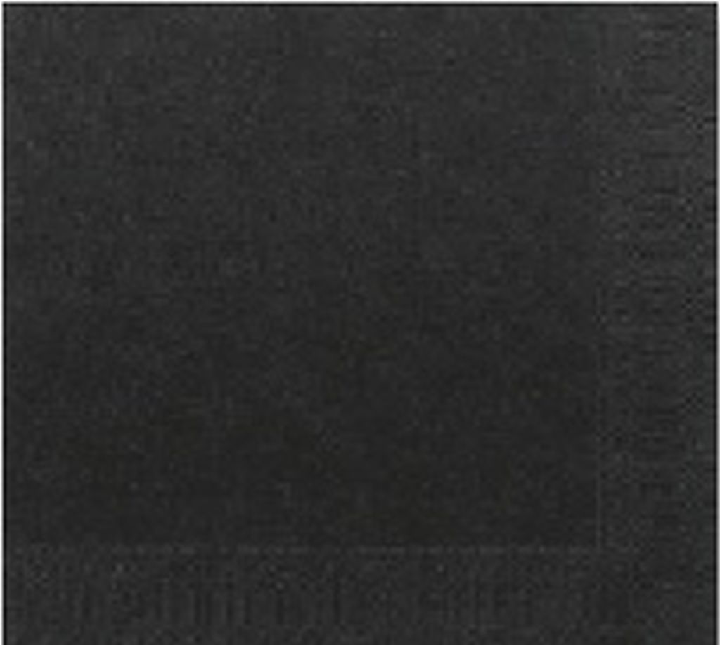 Duni Du 150327 3-Ply Paper Napkins (33 X 33 Cm, 20 Pieces)-Black