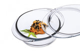 Round casserole with lid , Clear