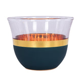 Arabic coffee cups Set, Dark Green