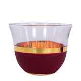 Arabic coffee cups Set, Maroon