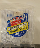 Excell Xl Partymate Premium Supper Strong Spoons-White