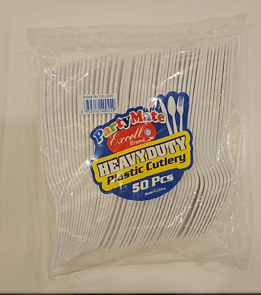 Excell Xl Partymate Premium Supper Strong Desert Forks 50'-White