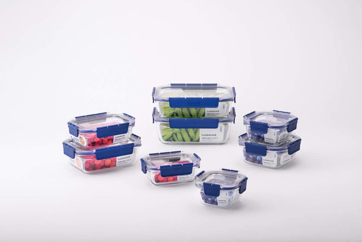 Rectangle Food Canister , Clear