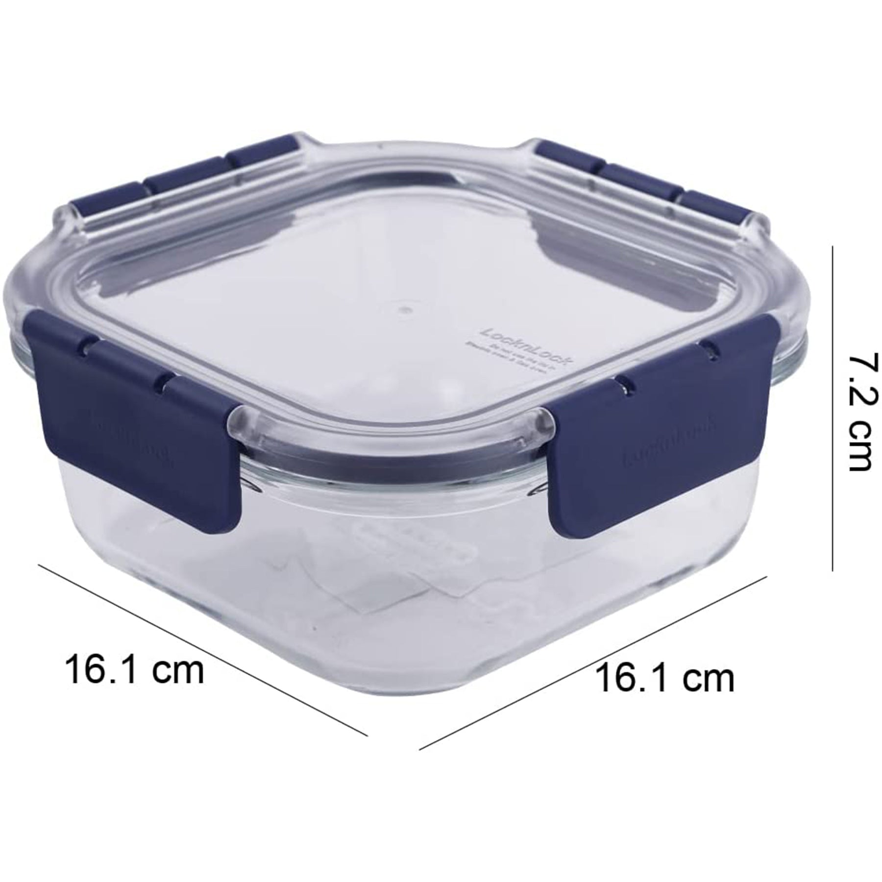 Rectangle Food Canister , Clear