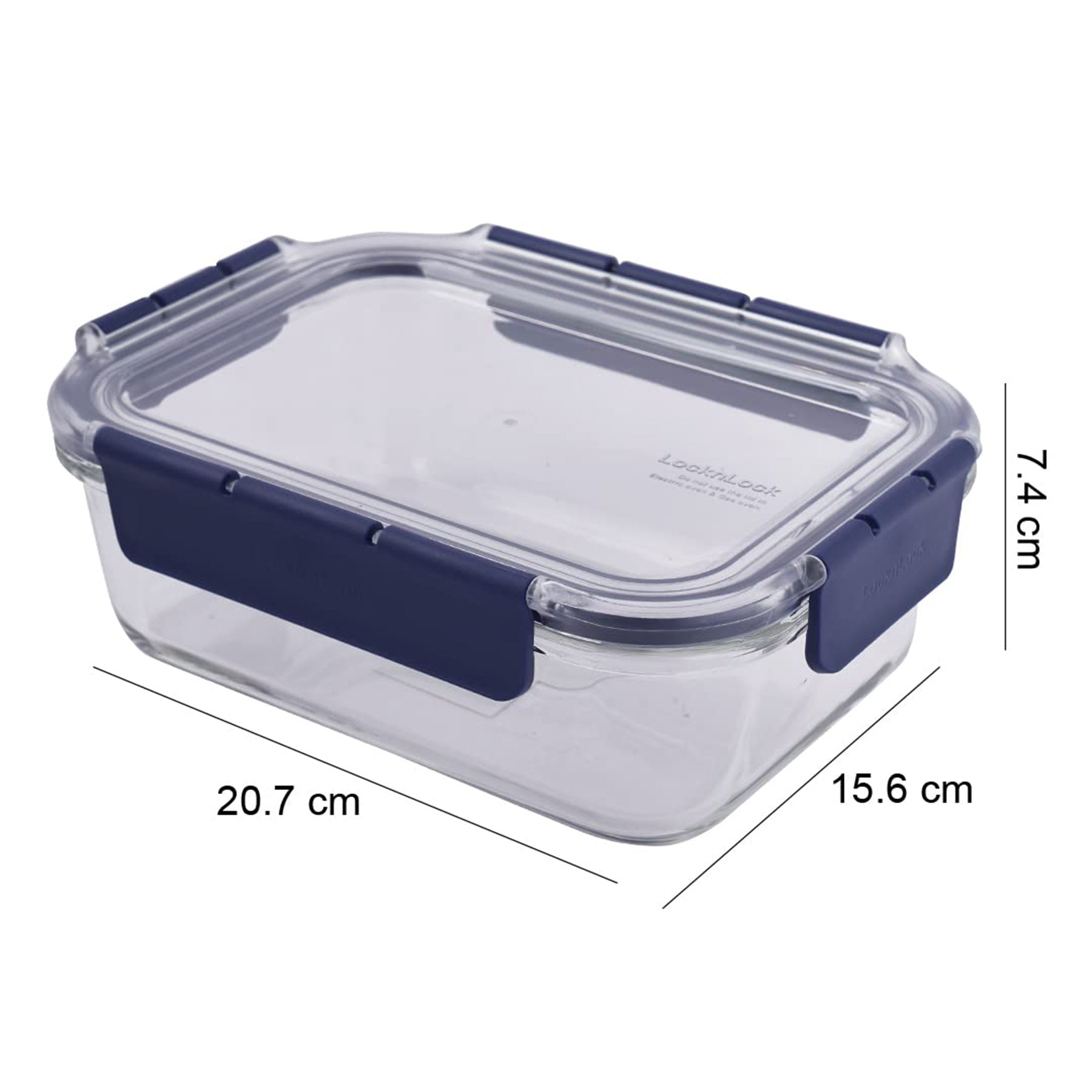 Rectangle Food Canister , Clear