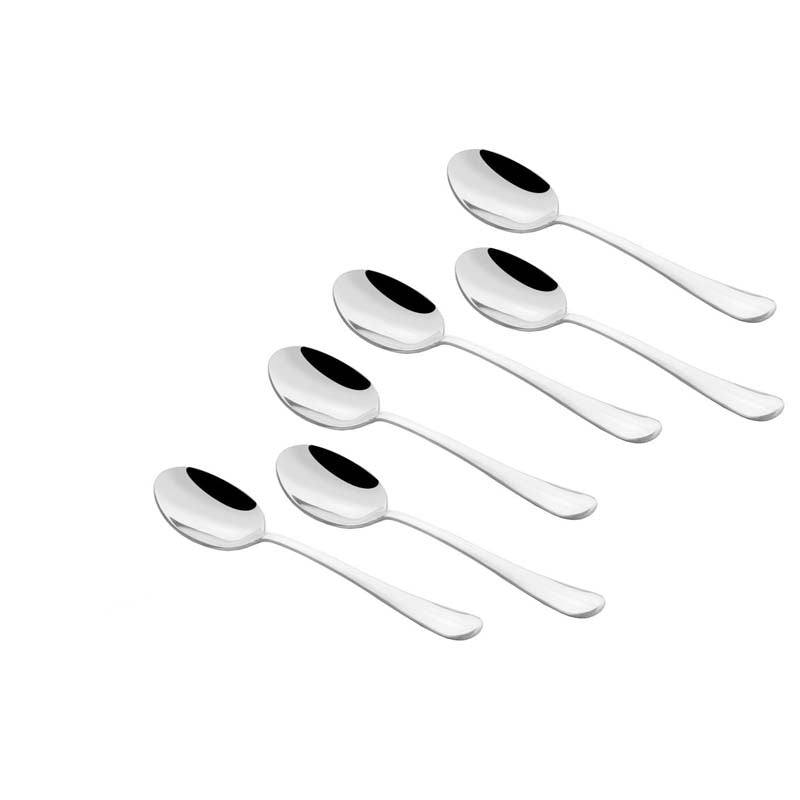 Sp Opera Teaspoon Set - 6 Pcs - Silver