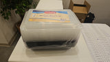 Excell Xl Re 32 Heavy Duty Plastic Microwave Safe Containers With Lids (10 Pieces)-Black